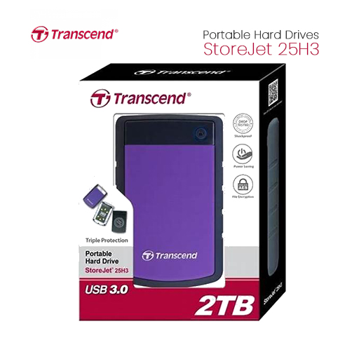Transcend 2TB External Hard Drive (2-Year Warranty)